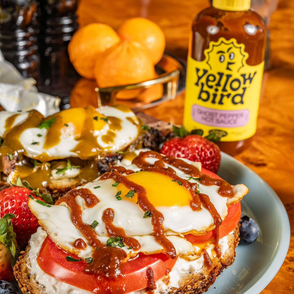 Made with Organic Ghost Pepper Hot Sauce U8