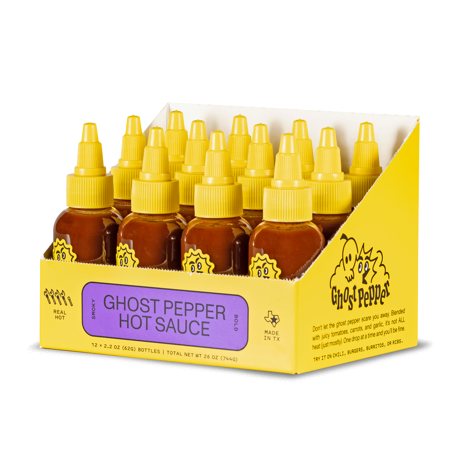 Classic Ghost Pepper Hot Sauce W2